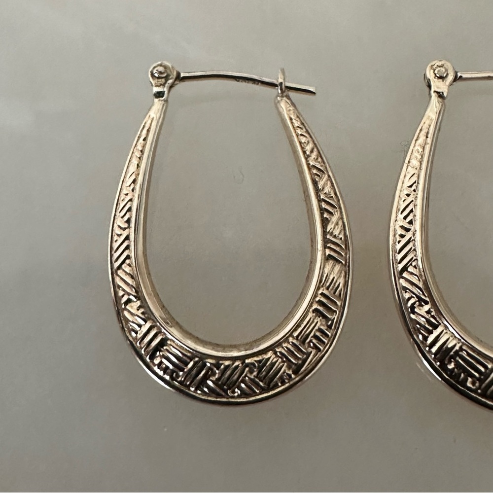 10k Solid Gold Earrings - Picture 2 of 14